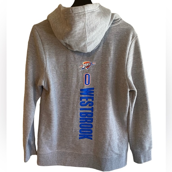 NBA Oklahoma Thunder Westbrook Hoodie Size Youth L - Picture 2 of 5